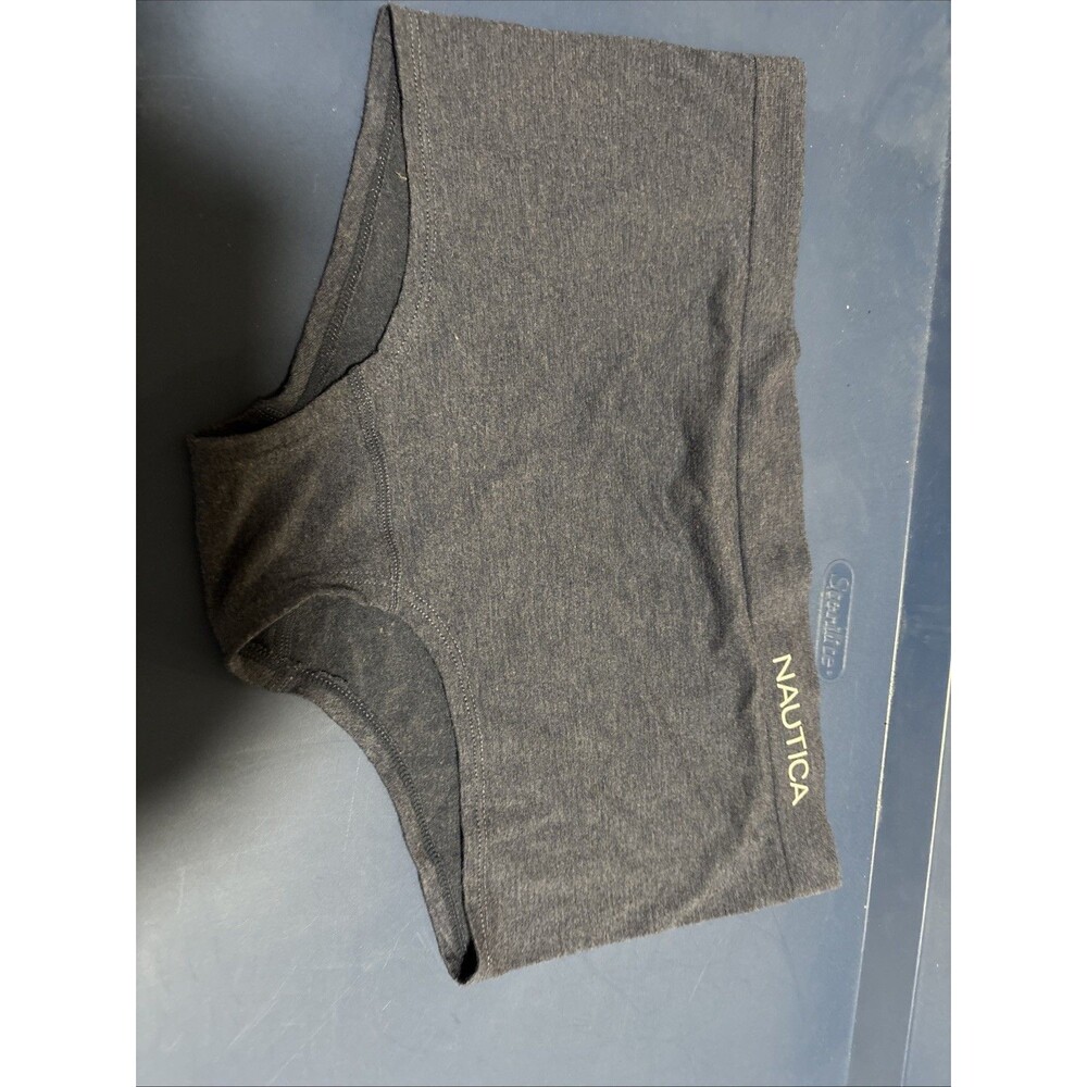 Nautica Boyshort  Panties Size XL  Navy With Writing
